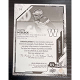 2019 Upper Deck CFL Autograph Justin Medlock Blue Bombers #51
