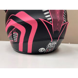 Youth Large 4 Wheeler Helmet, UTV Helmet DOT/FMVSS-218 Certification Pink/Black NEW