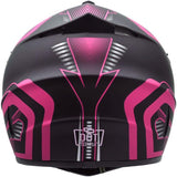 Youth Large 4 Wheeler Helmet, UTV Helmet DOT/FMVSS-218 Certification Pink/Black NEW