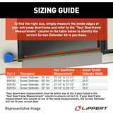 Lippert 859792 Screen Defender RV Entry Door Screen Protector - 26" - NEW