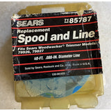 Sears 71 85787 Weed Wacker Trimmer Spool And Line NOS