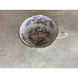 Royal Albert May Blossoms Bone China Tea Cup And Saucer Set Pink Yellow Flowers