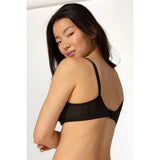 Smart & Sexy #SA1471 Everyday Invisible T-Shirt Bra Black Hue Mesh