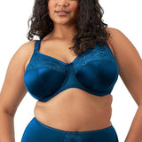 Elomi Cate Full Coverage Underwire Plunge Bra EL4030 Poseidon Blue