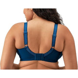 Elomi Cate Full Coverage Underwire Plunge Bra EL4030 Poseidon Blue