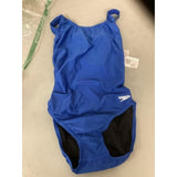 Speedo Women's 10/36 Pro LT Super Pro Swimsuit Blue NWOT