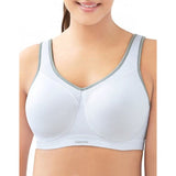 Glamorise Sport Underwire High Impact Bra #9066 Women's White Gray