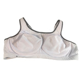 Glamorise Sport Underwire High Impact Bra #9066 Women's White Gray