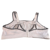 Glamorise Sport Underwire High Impact Bra #9066 Women's White Gray