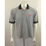 Detroit Red Wings Gray Plaid Short Sleeve Bulletin Men's Polo Shirt Size Medium
