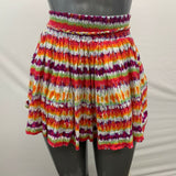 Aeropostale Summer Mini Skirt Women's Small Elastic Waist cotton lining Rayon sh