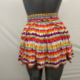 Aeropostale Summer Mini Skirt Women's Small Elastic Waist cotton lining Rayon sh