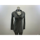 Jason Maxwell Women's Two Button Cardigan Sweater Medium Long Sleeve Cowl Neck