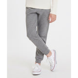 Canadiana Girls Salt Pepper Joggers Size Medium Polyester Pull On Jogging Pants