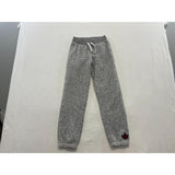 Canadiana Girls Salt Pepper Joggers Size Medium Polyester Pull On Jogging Pants