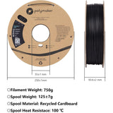 Polymaker PolySmooth PVB Filament 1.75mm 0.75kg Electric Blue PJ01005 NEW Sealed