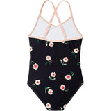 Durio Girls One Piece Swimsuits with Ruffle XXL Black 6-7 Years NWOT