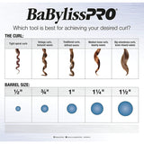 BaBylissPRO Tourmaline and Ceramic Curling Iron 3/4" Model BTM5075SC