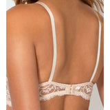 Smart & Sexy Style SA276 Women's Push Up Bra In the Buff w/ Lace Wings
