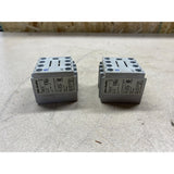 AB Allen Bradley 100F Ser A 650v 10A Ser A Relay Bases Used Lot Of 2