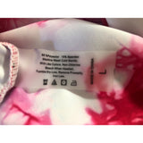 Doris Women's Large 2 Piece Bikini Swimsuit Red White Print High Waist NWT