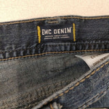 Silver Zack Jeans Men's Size 38/30 EMC Denim Back Flap Pockets Cotton Blend