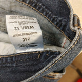 Silver Zack Jeans Men's Size 38/30 EMC Denim Back Flap Pockets Cotton Blend
