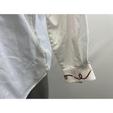 Tabi Vintage Women's Button Up Blouse Size Large Embroidered Dalmatians & PawS