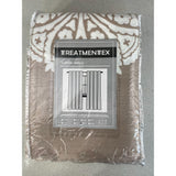 Treatmentex curtain panels Medallion Taupe 50" x 95" Set Of Two