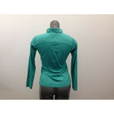 Woolrich Green 1/4 Zip Top Women’s Size Small Long Sleeve Mock Neck