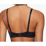 Wonderbra E1677H T Shirt Bra Women's Black Polyester Blend Underwire