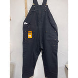 Carhartt Men's Relaxed Fit Duck Bib Overall, Black, 48W x 30L  NEW