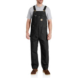 Carhartt Men's Relaxed Fit Duck Bib Overall, Black, 48W x 30L  NEW