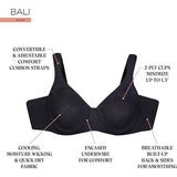 Bali DF4584 T-Shirt Smoothing Underwire Convertible Bra Evening Blush