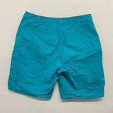 Northern Reflections Women's 16 Walking Shorts Town aqua blue cotton