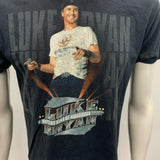 Luke Bryan Thats My Kinda Night Tour T shirt Men's Medium Black Cotton