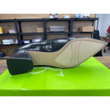 FRANCO SARTO WOMENS 7.5M RACER POINTED TOE PUMP Black NEW