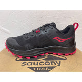 Saucony Womens Size 5 Peregrine 10 Trail Running Shoe Black/Barberry NEW