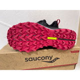 Saucony Womens Size 5 Peregrine 10 Trail Running Shoe Black/Barberry NEW