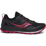 Saucony Womens Size 5 Peregrine 10 Trail Running Shoe Black/Barberry NEW