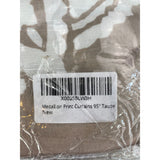 Treatmentex curtain panels Medallion Taupe 50" x 95" Set Of Two