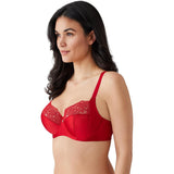 Wacoal 855377 Womens Side Note Full Figure Underwire Bra Barbados Cherry