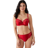 Wacoal 855377 Womens Side Note Full Figure Underwire Bra Barbados Cherry