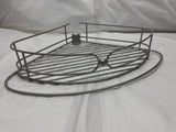 BINO Tension Pole Corner Shower Caddy - Nickel- Replacement shelf w/towel bar