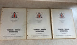 Vintage 1950s Technical Training International Manuals Lot Of Three