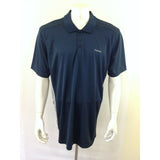 Reebok Men's Size 2XL Blue Gray Short Sleeve Polyester Golf Polo Shirt