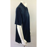 Reebok Men's Size 2XL Blue Gray Short Sleeve Polyester Golf Polo Shirt