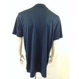 Reebok Men's Size 2XL Blue Gray Short Sleeve Polyester Golf Polo Shirt