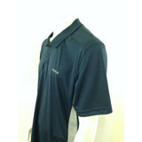 Reebok Men's Size 2XL Blue Gray Short Sleeve Polyester Golf Polo Shirt