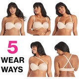 Maidenform women's Dreamwire Multi-way Underwire Bra M2310 Almond